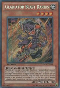 Gladiator Beast Darius    (Secret Rare)